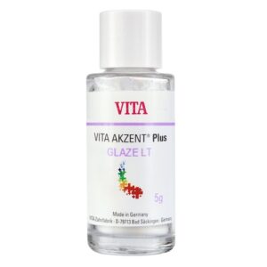 VITA Akzent Plus Powder Fluid de 20 ml, líquido de precisión dental para mezcla con polvos de glaseado y caracterización.
