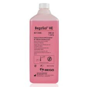 BEGOSOL HE de BEGO, líquido de mezcla especial para revestimientos Bellavest SH y Bellavest T, con control preciso y alta adaptabilidad.